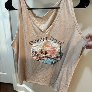 Desert Daze Tan Women's Tank Top